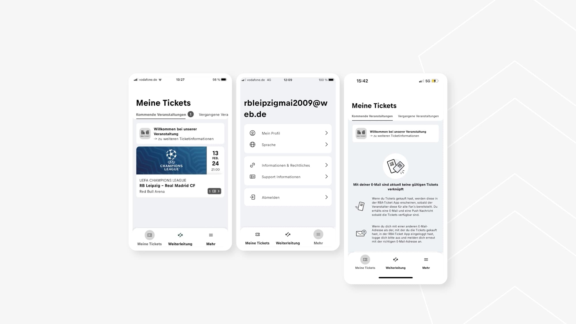 Ticketing Rba RBA Ticket App: Digitales Ticket für Gästefans | RB Leipzig