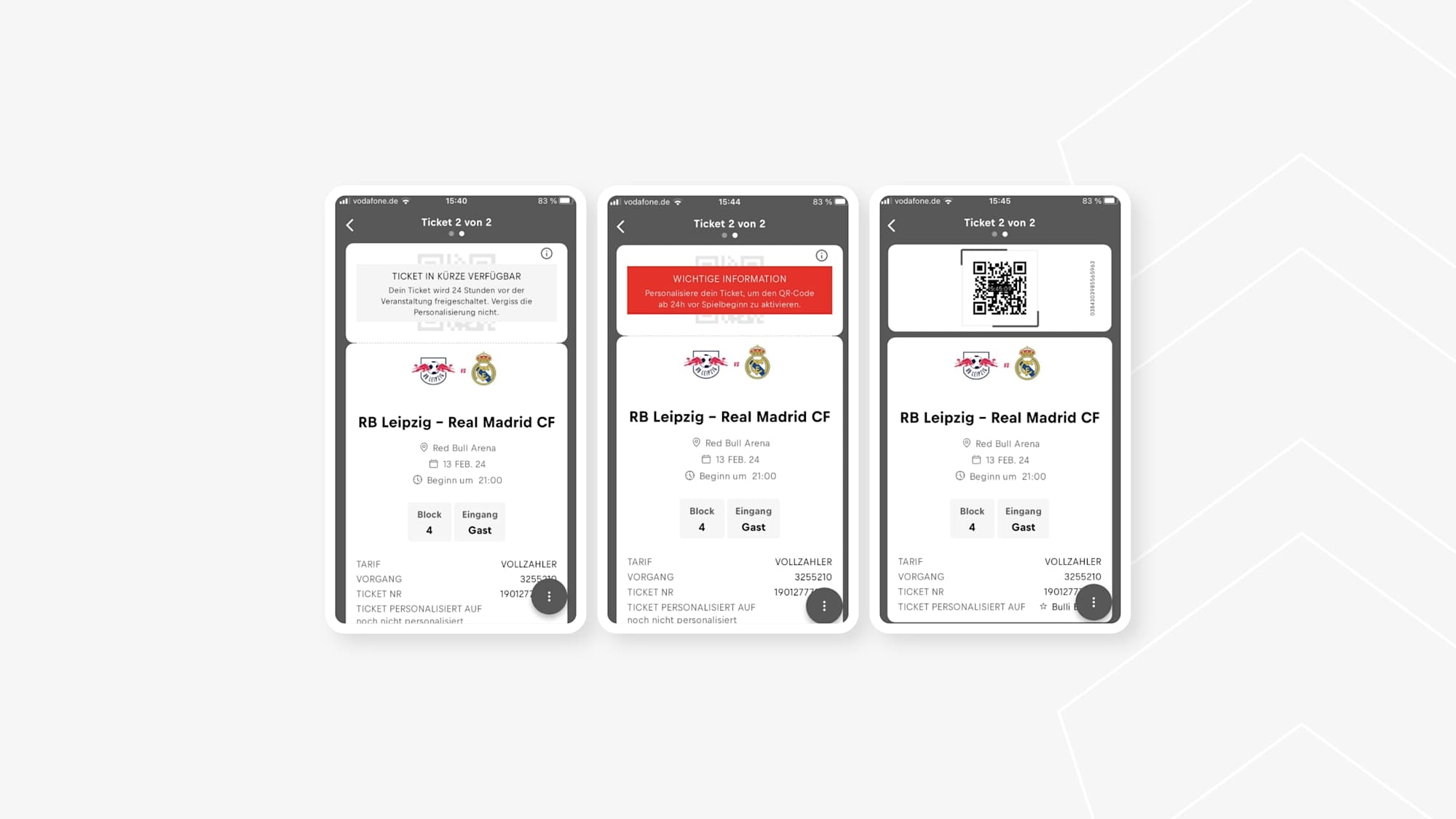 Ticketing Rba RBA Ticket App: Digitales Ticket für Gästefans | RB Leipzig